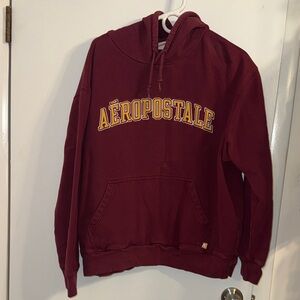 Aeropostale Burgundy Pullover Hoodie -
Mens large